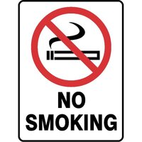 No Smoking Sign Non Reflective W/Pictograph