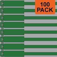 Jtagz 175mm RigTag BLANK (Green) | PACK OF 100