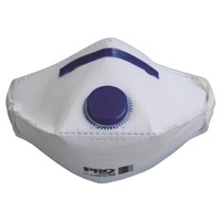 PRO CHOICE Flat Fold P2 Disposable Respirator Mask with Valve (BOX OF 12)