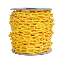 GLOBAL SPILL Plastic Chain Yellow 8mm (25m Roll)