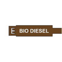 BIO DIESEL Safety Fuel Tags 175mm Brown (PACK OF 10)