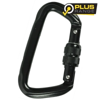 ZERO Nyx Screw Gate D Steel Carabiner 50kN