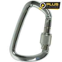 ZERO Nyx Pro Screw Gate D Steel Carabiner 50kN