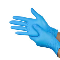 PHARMPAK Examination Powder Free Blue Nitrile Disposable Gloves (CARTON OF 1000)