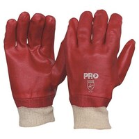 PRO CHOICE PVC Glove 27cm w Knit Wrist