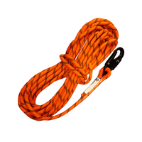 LINQ 12mm Kernmantle Rope Safety Line w/ Snap Hook