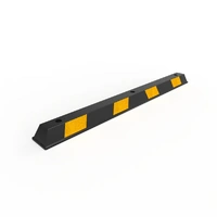 Wheel Stop Rubber Black/Yellow