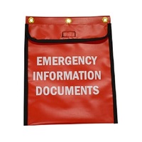 GLOBAL SPILL Emergency Information  Documents PVC Storage Pouch
