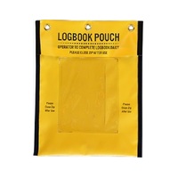 GLOBAL SPILL LOGBOOK PVC Yellow Storage Pouch