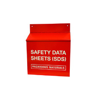 Safety Data Sheet (SDS) Metal Outdoor Station with Lid Steel Red