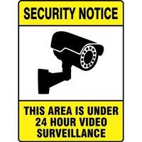SECURITY NOTICE Sign