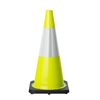 Traffic Cone 700mm Lime Green Reflective (PACK OF 10)