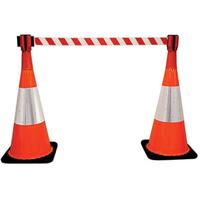 Retractable Cone Top Barrier Tape 2.8Mtrs