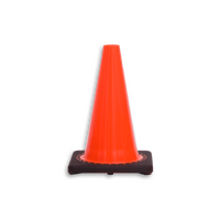 PRO CHOICE Traffic Cone Black Base 300mm