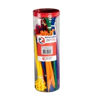 Mixed Colour 200mm & 300mm x 4.8mm Cable Tie Pack (PACK OF 420)