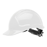 TUFFGARD Type 1 Hard Hat Vented 6 Point Ratchet Harness (WHITE) | CARTON OF 20