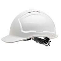 TUFFGARD Type 1 Hard Hat Vented 6 Point Ratchet Harness (WHITE)