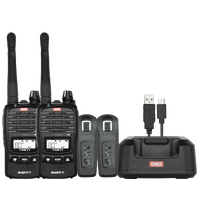 GME Tx677TP 2W UHF CB Handheld Radio Twin Pack