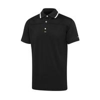 Visitec Basic Airwear Polo Shirt Short Sleeve (BLACK)