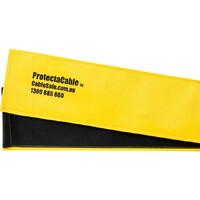 Cable Cover Velcro Yellow 1m