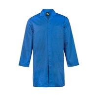 WORKCRAFT Polyester/Cotton Long Sleeve Dustcoat - Mid Blue