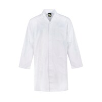 WORKCRAFT Polyester/Cotton Long Sleeve Dustcoat - White