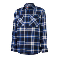 Hard Yakka Long Sleeve Check Flannel Shirt (BLUE CHECK)
