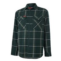 Hard Yakka Long Sleeve Check Flannel Shirt (GREEN CHECK)