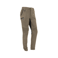 SYZMIK STREETWORX Mens Stretch Cuffed Pants - Khaki, 107