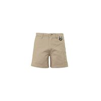 SYZMIK Mens Rugged Ripstop Cooling Shorts - KHAKI