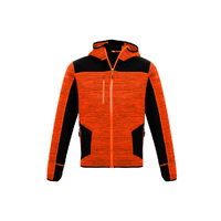 SYZMIK STREETWORX Unisex Reinforced Knit Hoodie - Fluro Orange