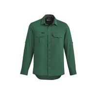 SYZMIK Mens Outdoor Long Sleeve Shirt (GREEN)